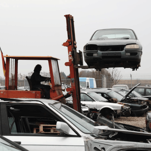 Sloopauto laten ophalen op locatie